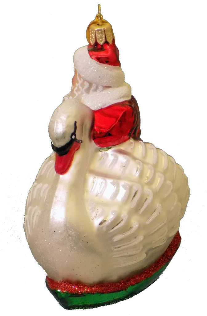 Santa in Boston Ornament