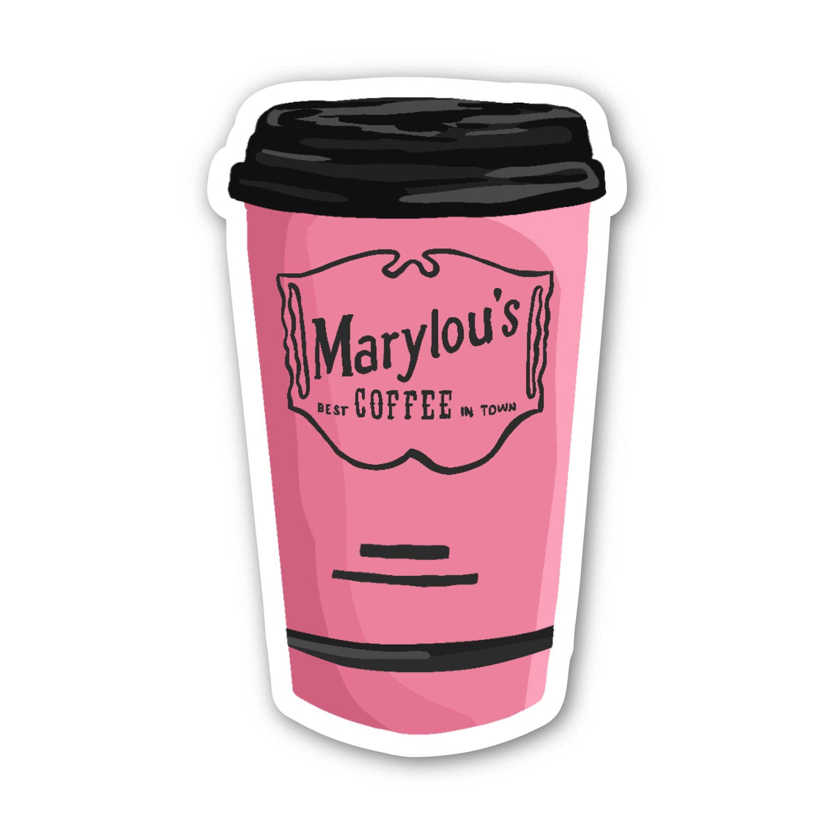 New England Hot Coffee Lou Sticker