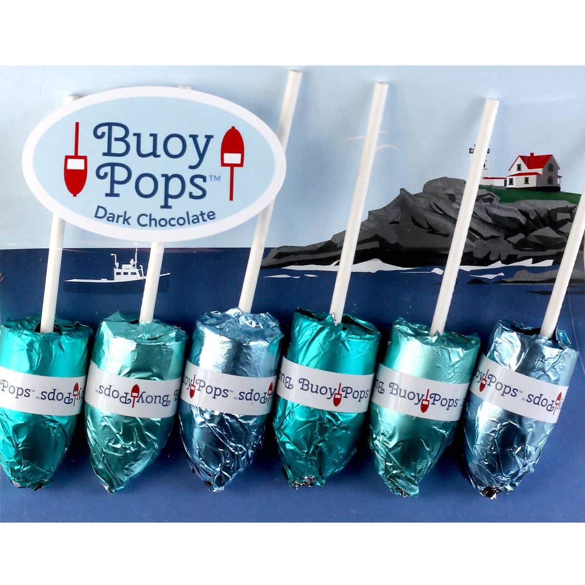 Dark Chocolate Buoy Pops