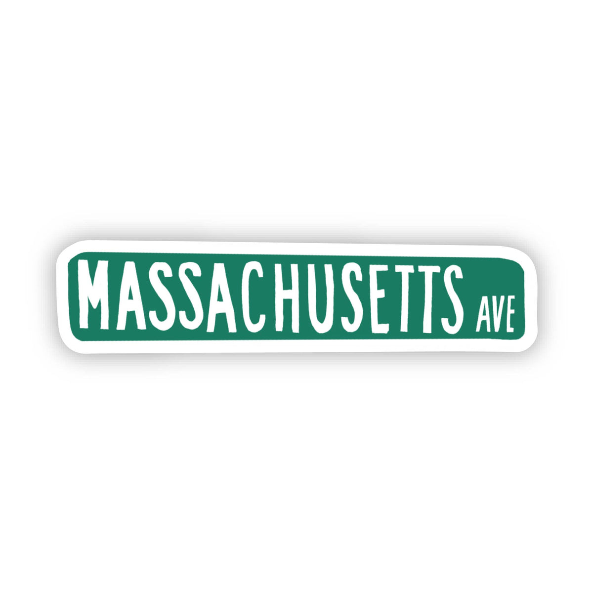 Mass Ave Sign Sticker
