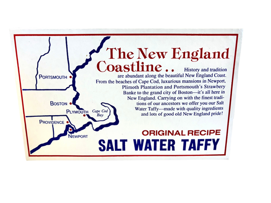 14 Ounce Salt Water Taffy- New England