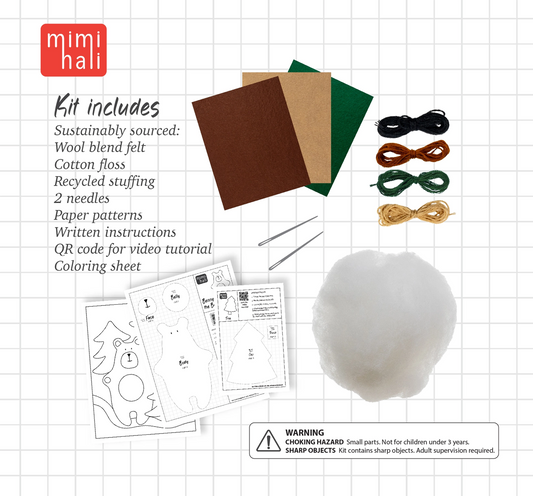 Benny the Bear Sewing Kit