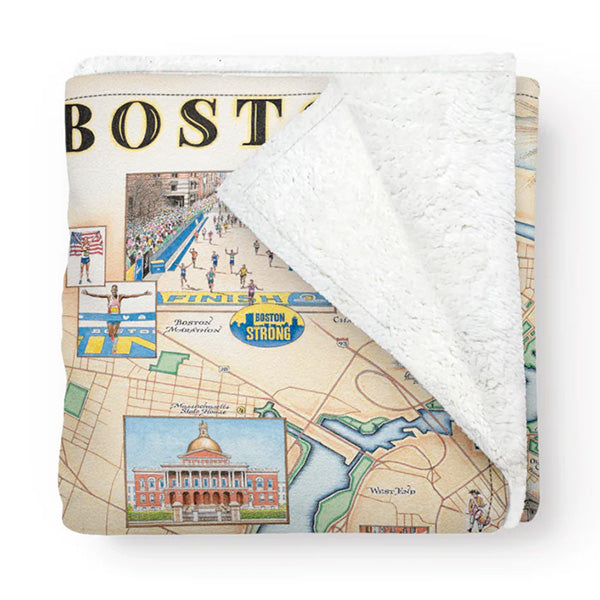 Boston Fleece Blanket