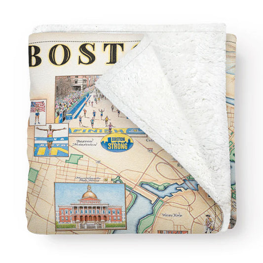 Boston Fleece Blanket