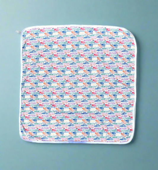 Boston MBTA Vehicles Baby Blanket
