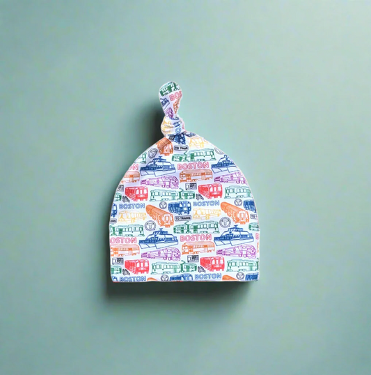 Boston MBTA Vehicles Baby Hat