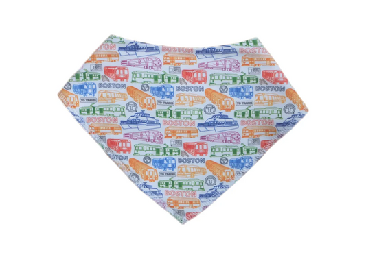 Boston MBTA Vehicles Bandana Bib