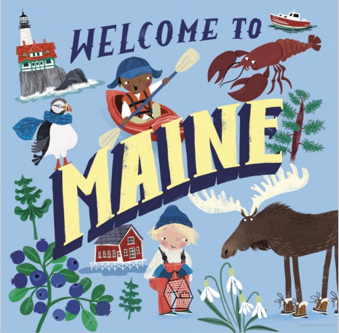 Welcome to Maine Hardcover Picture Book