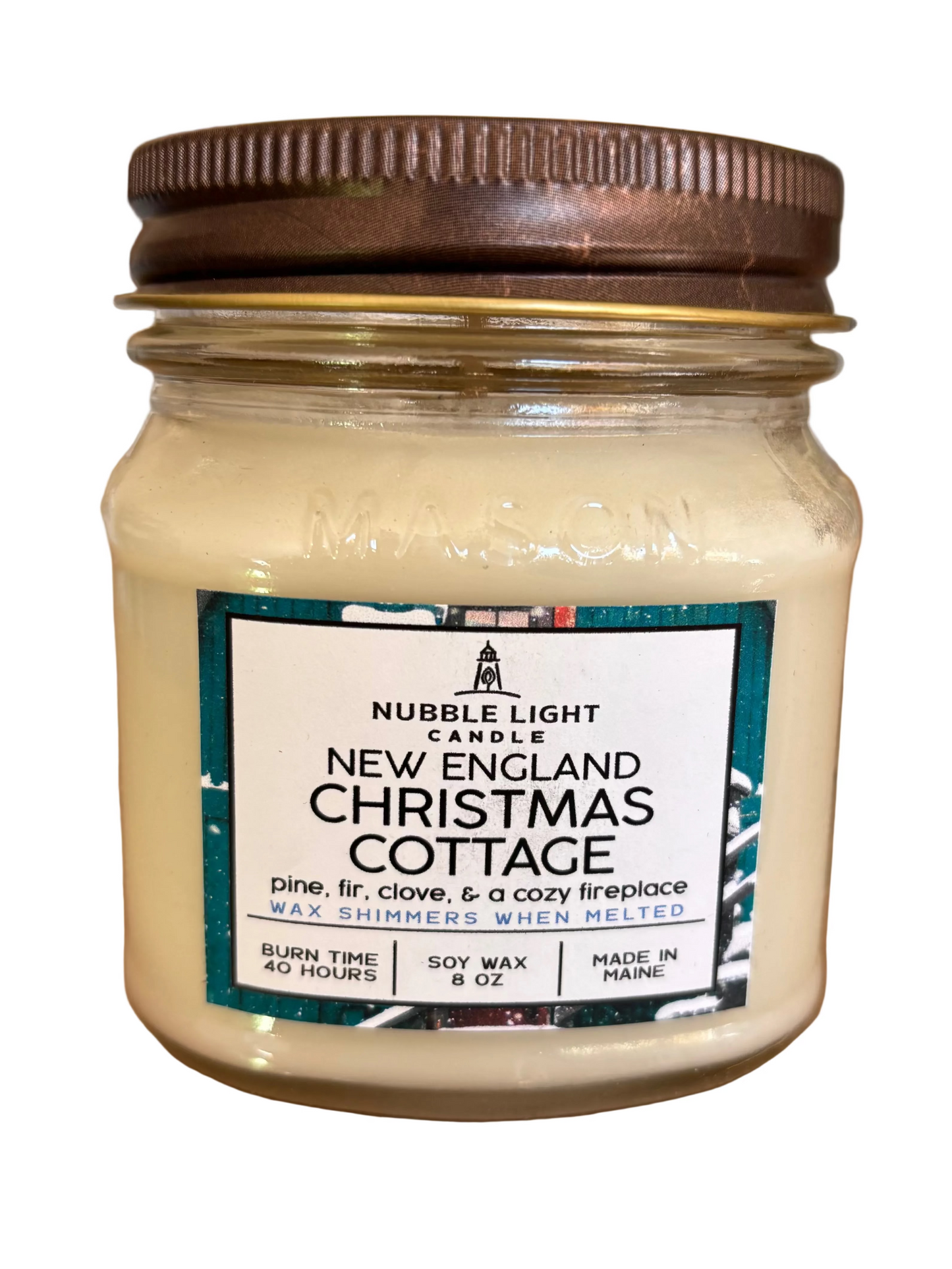 New England Christmas Cottage
