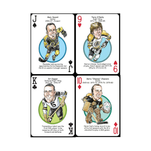 Boston Bruins Hockey Heroes Playing Cards