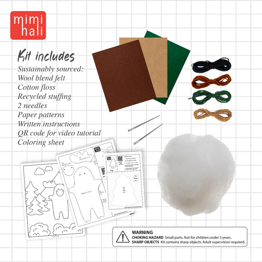 Murphy the Moose Sewing Kit