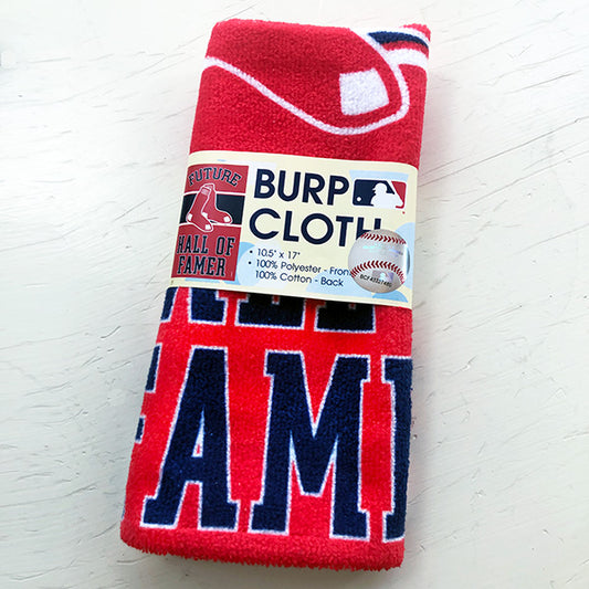 Boston Red Sox Baby Burp Cloth