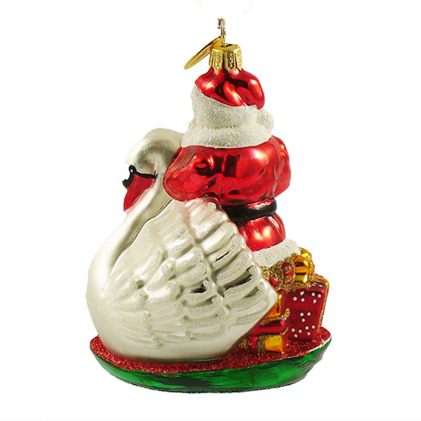 Santa in Boston Ornament