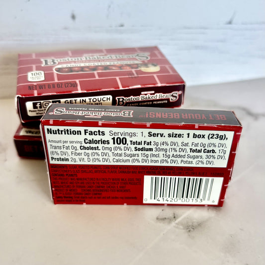 Snack Size Box of Boston Baked Beans Candy