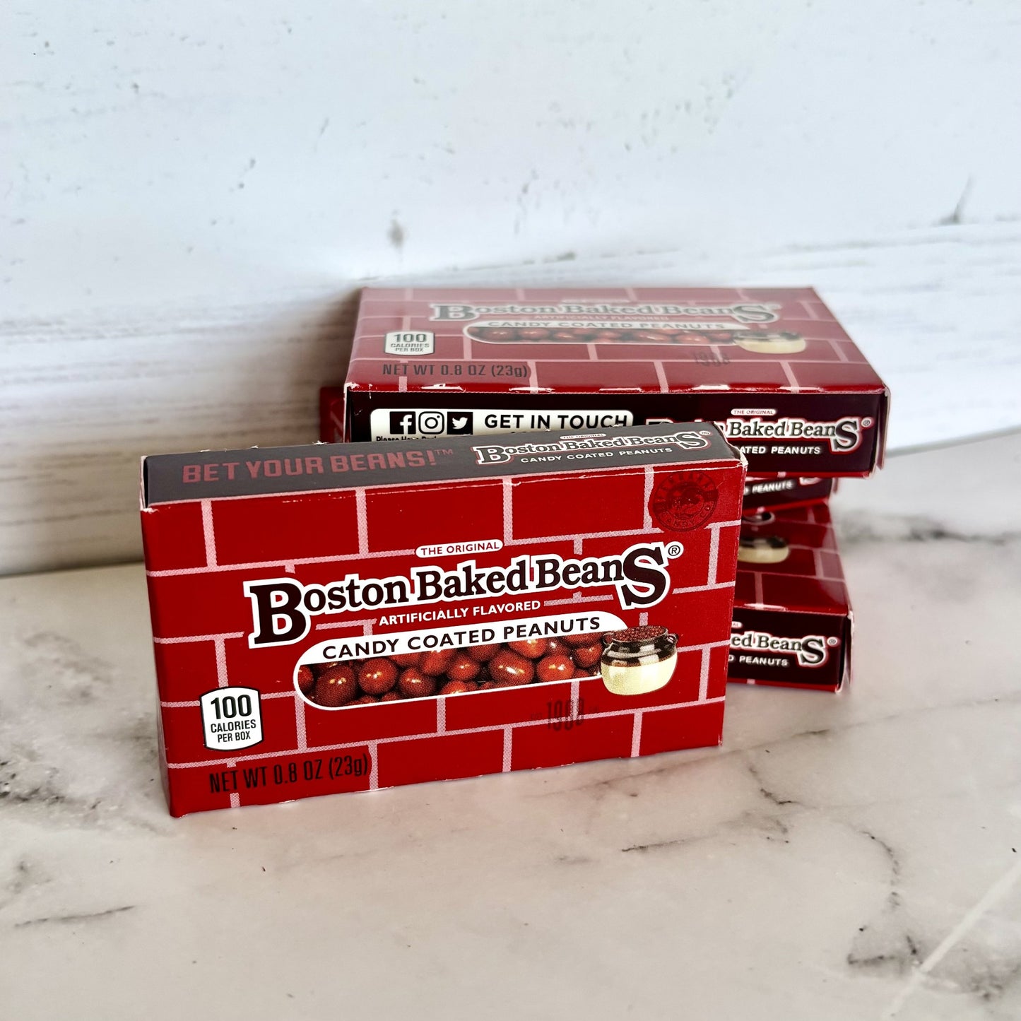 Snack Size Box of Boston Baked Beans Candy