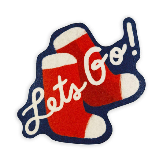 Let's Go Red Sox Sticker