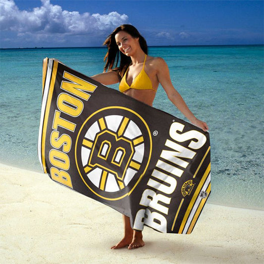 Boston Bruins Beach Towel