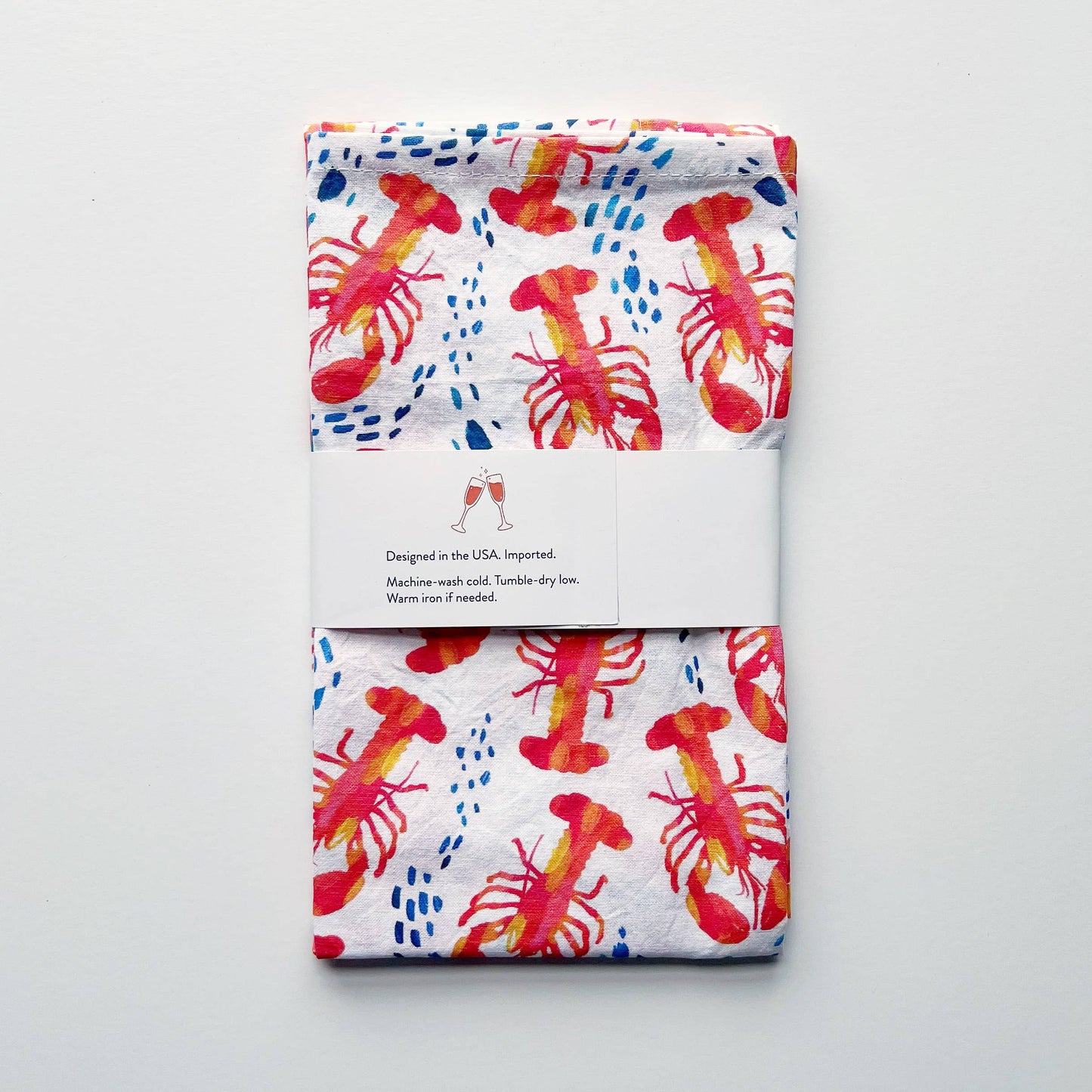 Lobster Coastal Tea Towel
