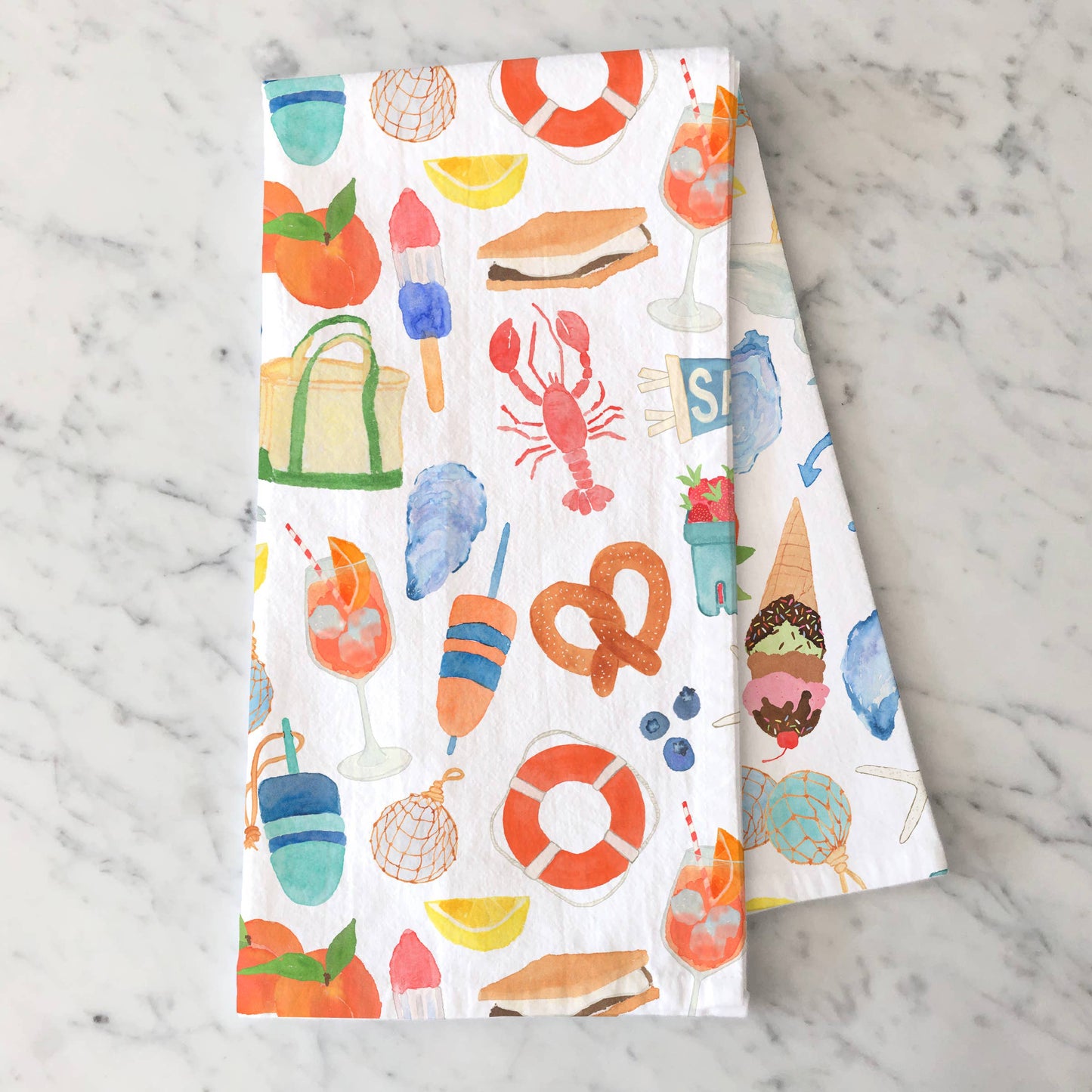 East Coast Summer Kitchen Towel