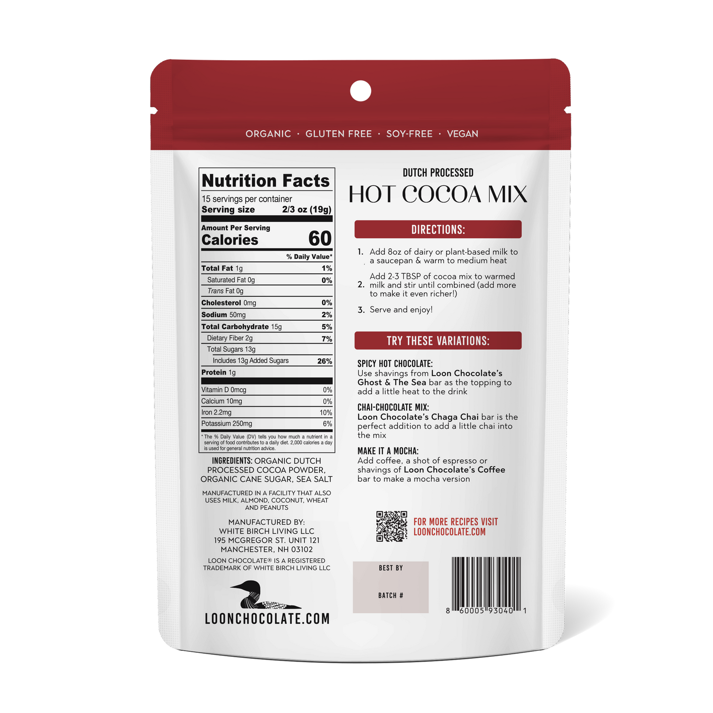 Loon Chocolate Hot Chocolate Mix