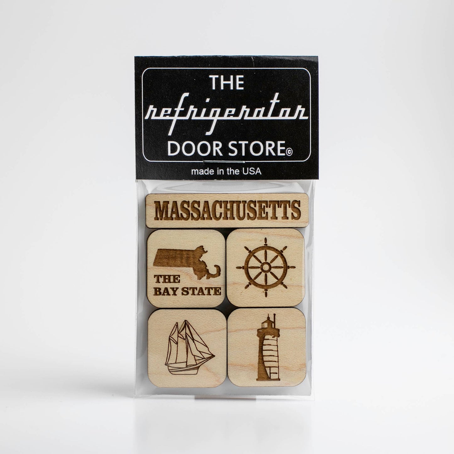 Massachusetts State Magnet Set