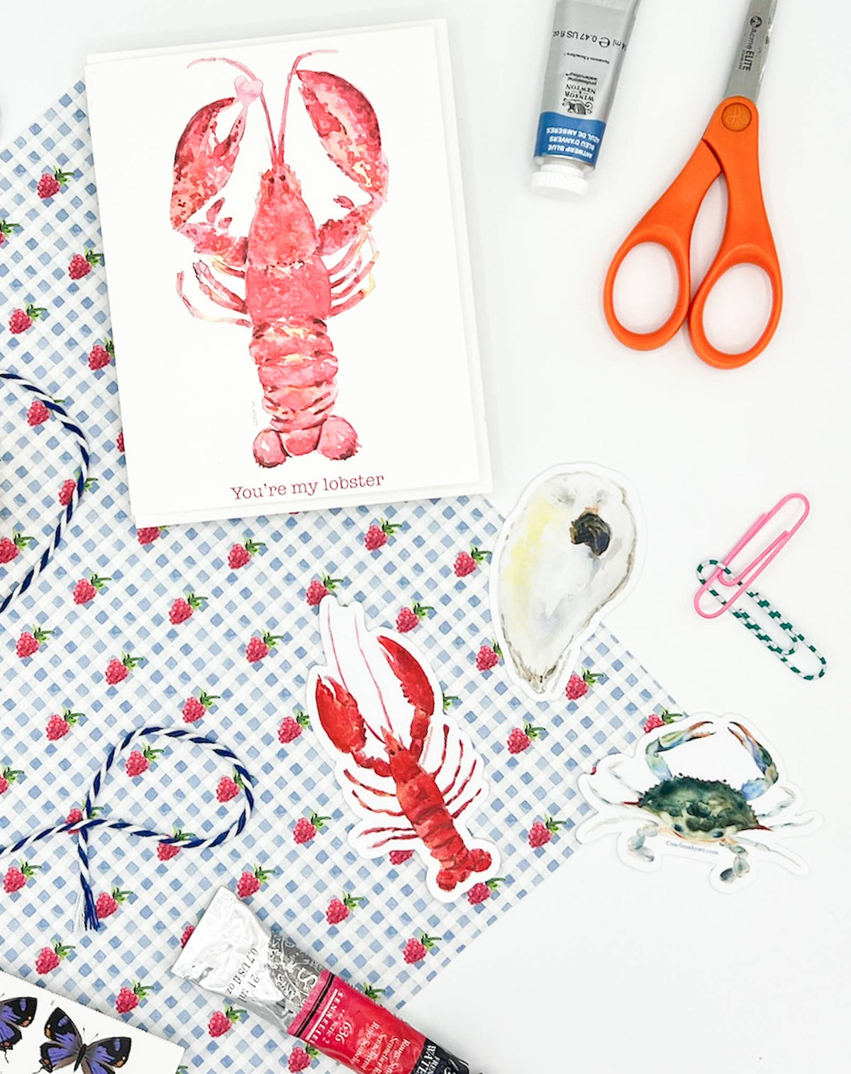 Lobster Love — Boxed Card Set of 6