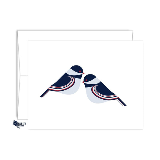 Chickadee Note Card Set, 8 Cards with Envelopes