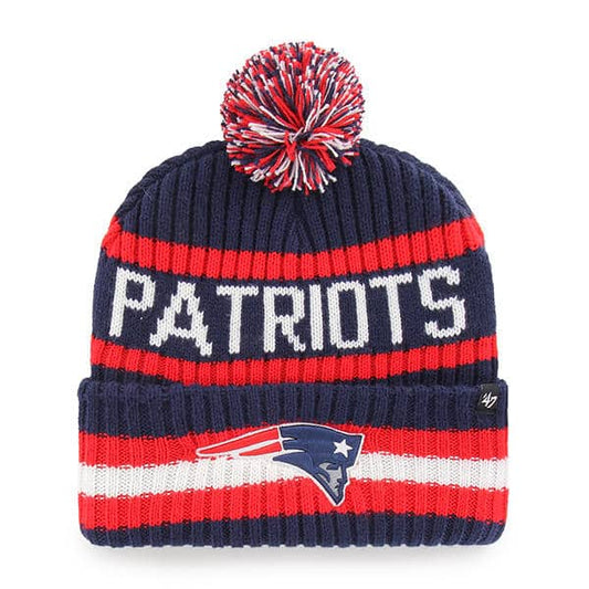 NEW ENGLAND PATRIOTS LIGHT NAVY BERING 47 CUFF KNIT