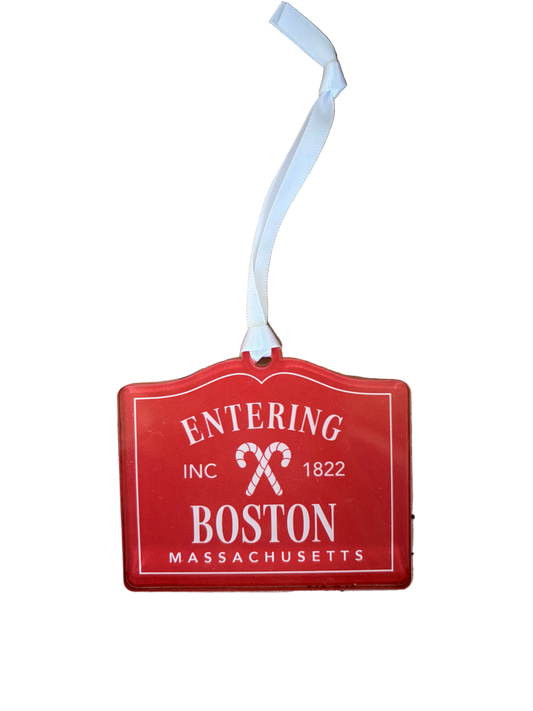 Entering Boston Holiday Ornament