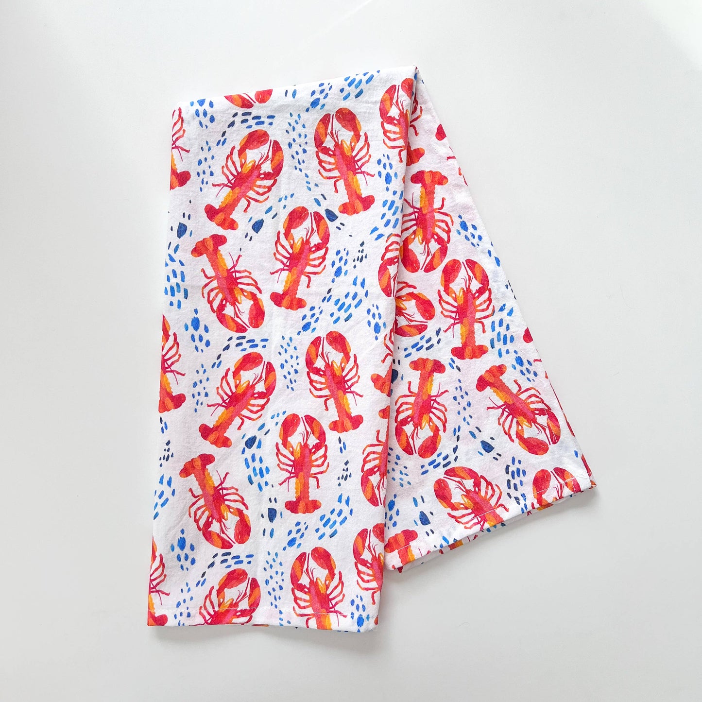 Lobster Coastal Tea Towel