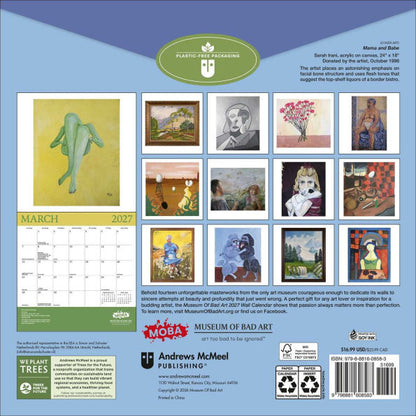 The Museum of Bad Art 2027 Month Calendar