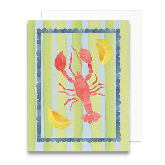 Watercolor Lobster Everyday Greeting Card