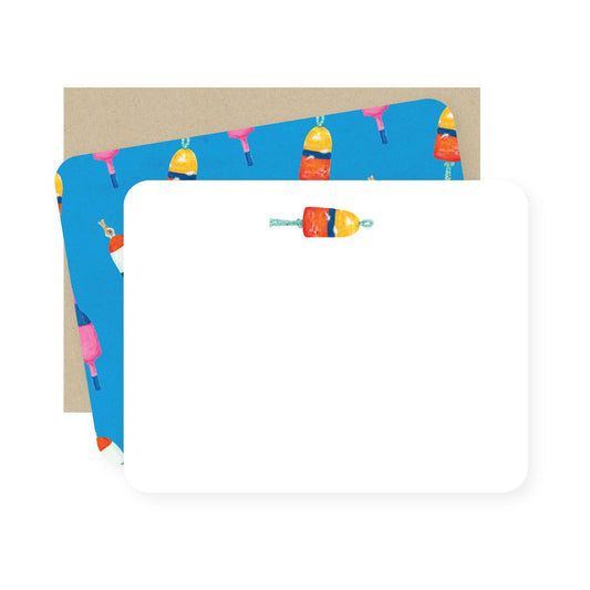 Oh Buoy flat note card set