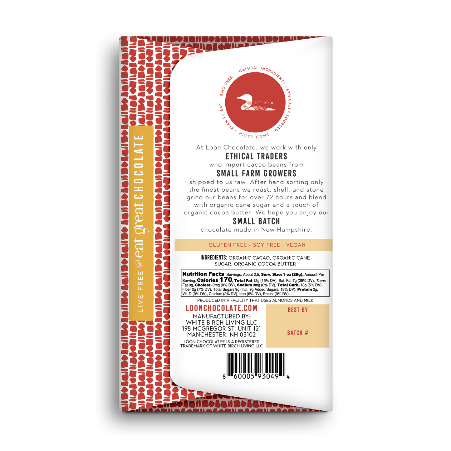 Loon Chocolate 72% Dark - Uganda Semiliki Forest