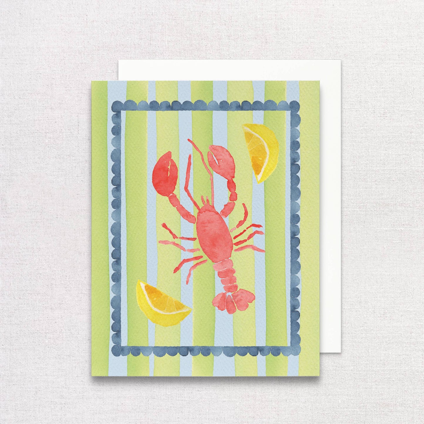 Watercolor Lobster Everyday Greeting Card