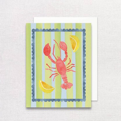 Watercolor Lobster Everyday Greeting Card