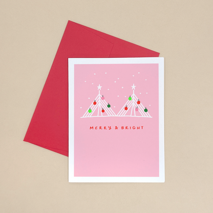 Bright & Merry Boston Holiday Card Pack - 4 Different Designs