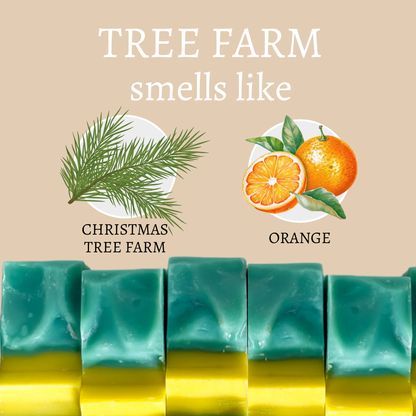 Tree Farm Christmas Handmade Bar Soap- 4oz
