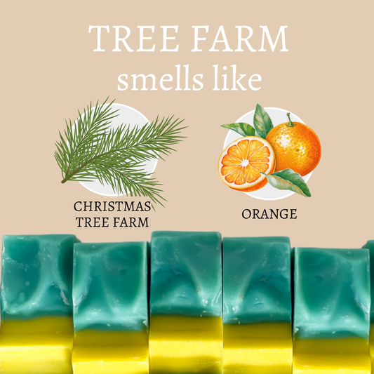 Tree Farm Christmas Handmade Bar Soap- 4oz