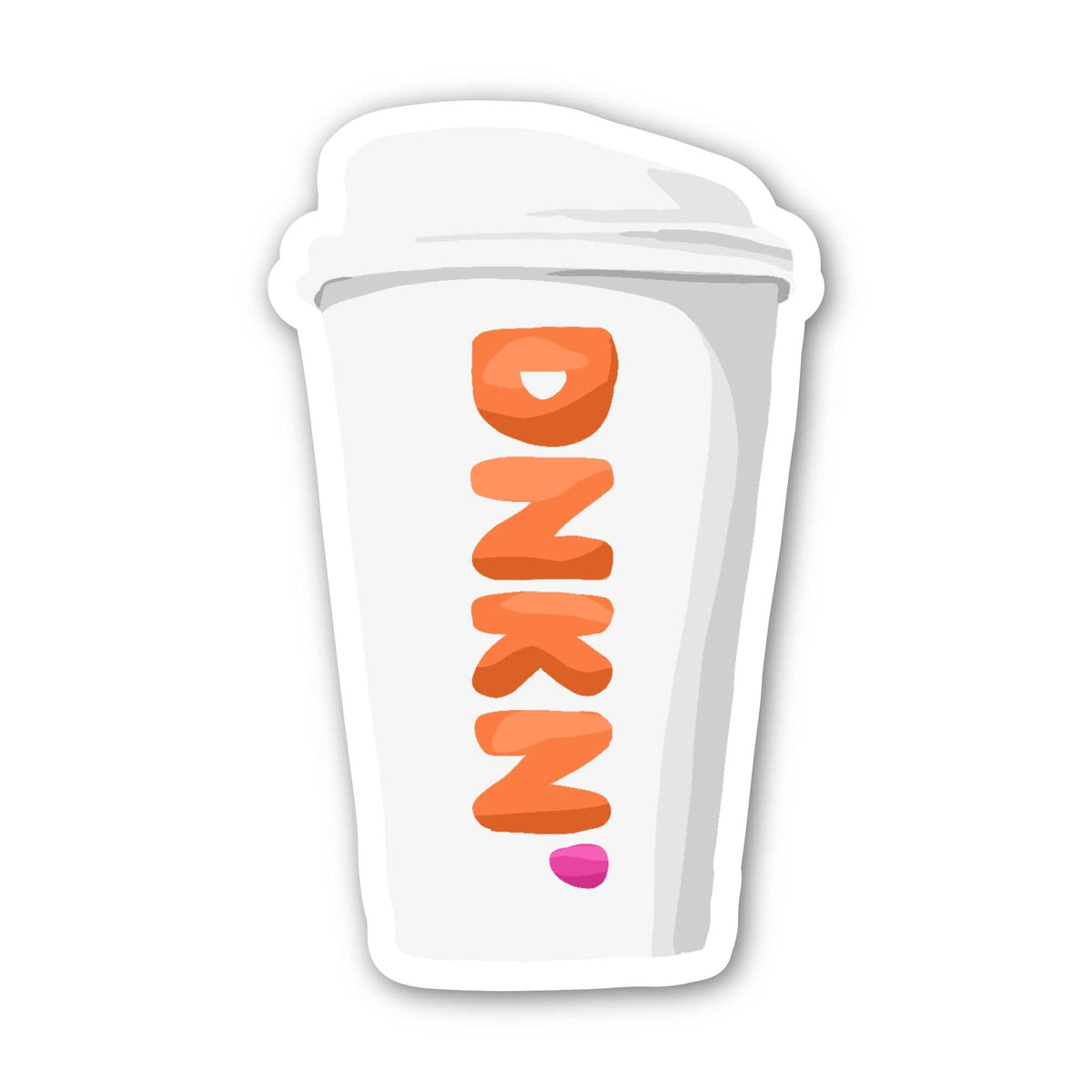 New England Hot Coffee Sticker