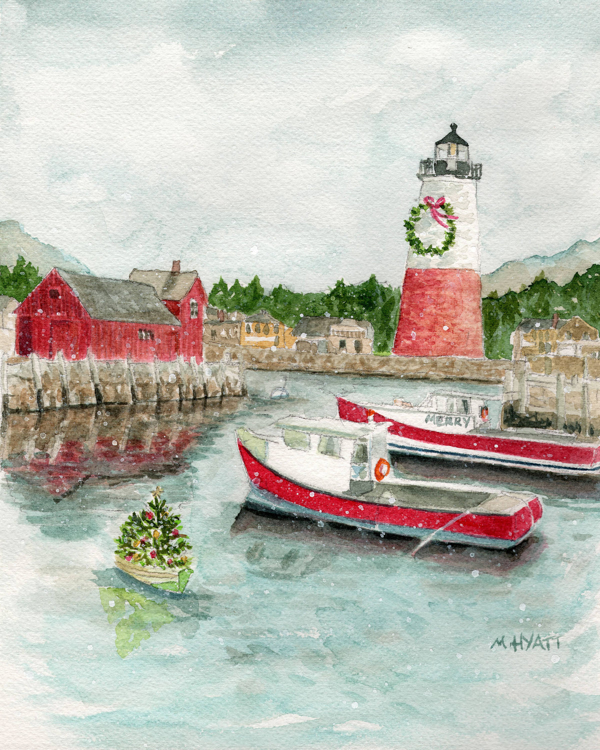 Christmas Harbor — Boxed Note Card Set of 6