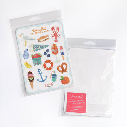East Coast Summer Sticker Sheet
