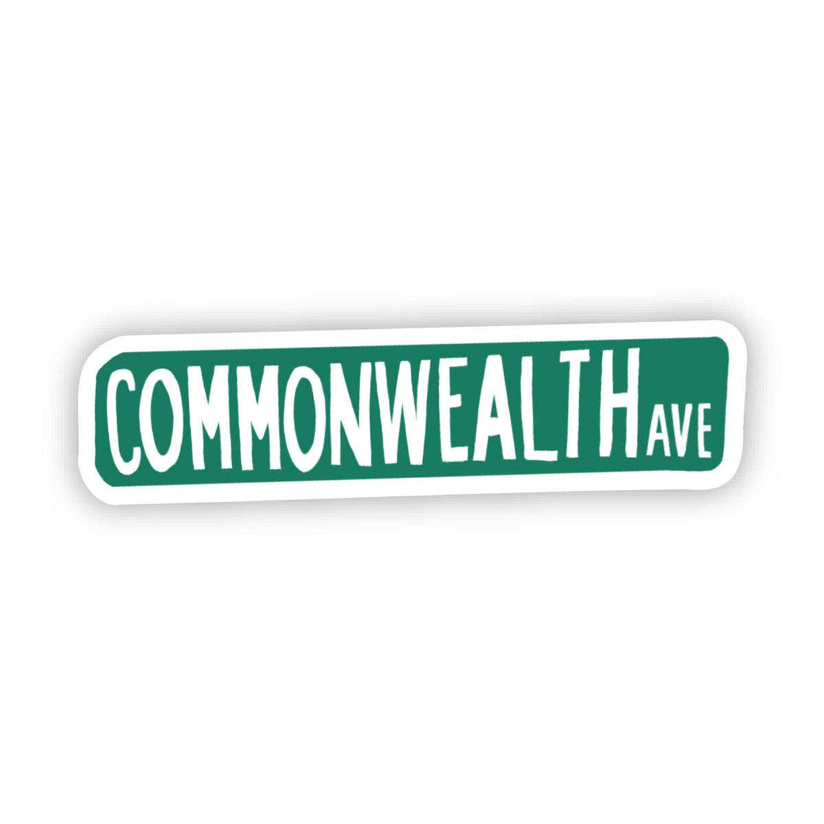 Comm Ave Sign Sticker
