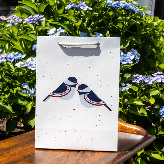 Chickadee Gift Bag 13x10x4.5"