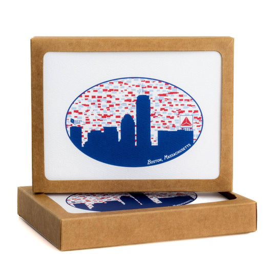 Boston Skyline Note Card Set | Citgo Sign | 8 Cards