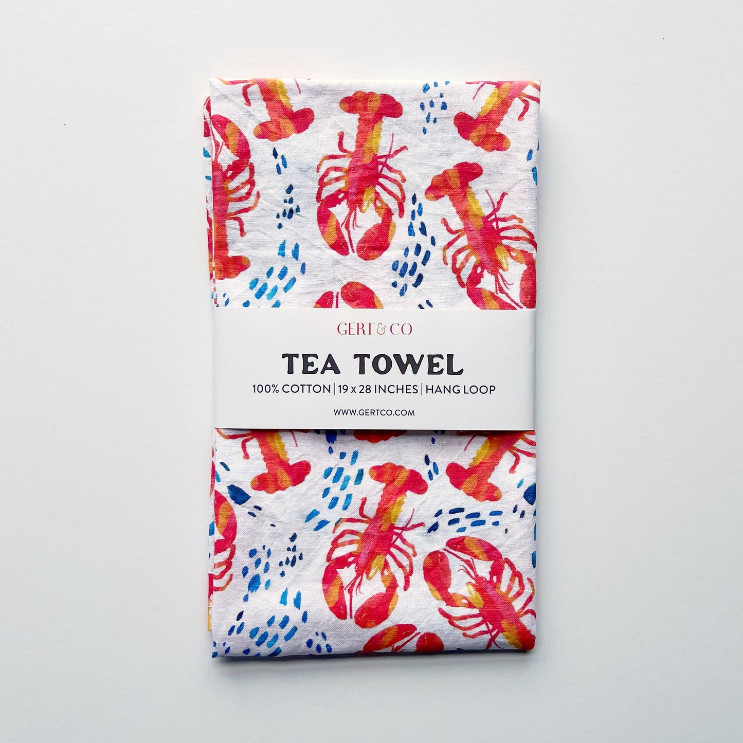 Lobster Coastal Tea Towel