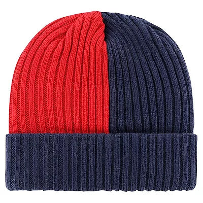 47 New England Patriots Blue Historic Fracture Cuff Mens Knit Hat