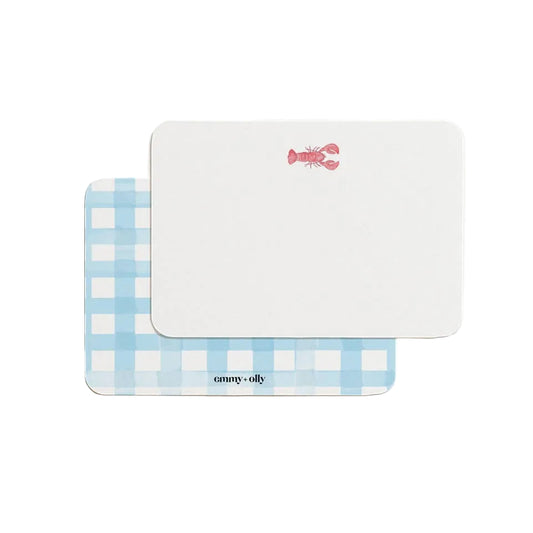 Stationery Box Set - Lobster - Set of 10