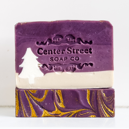 Starry Night Christmas Handmade Bar Soap - 4oz