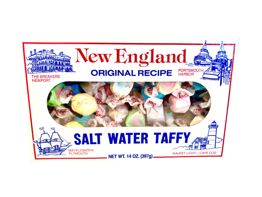 14 Ounce Salt Water Taffy- New England